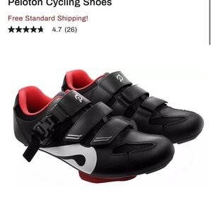 Peloton bicycling shoes